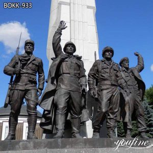 Allies Monument Large Size Bronze Soldier Statue for Sale BOKK-933