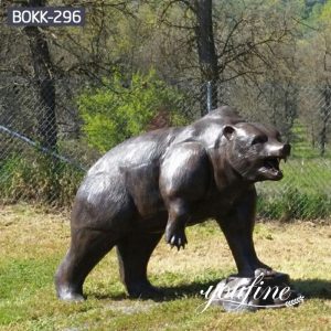 Life Size Bronze Bear Statue Outdoor Zoo Garden Decor for Sale BOKK-296