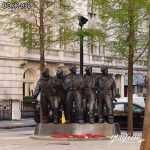 Life Size Bronze Soldier Statue Royal Tank Regiment Monument