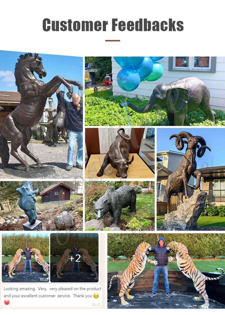 Large Creeping Bronze Leopard Statue for Outside Decor Supplier BOKK-653 - Bronze Leopard Statues - 6