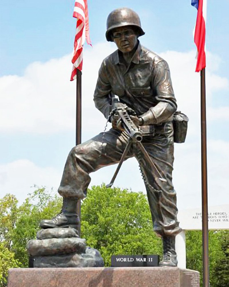 Bronze Soldier Statue Monument Custom Made Large Size for Sale BOKK-932 - Bronze Figure Sculpture - 2