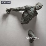 Wall Art Decoration Modern Bronze Figure Statue Matteo Pugliese BOKK-93