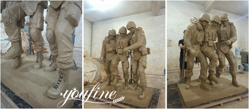 USA Bronze Military Statue Great Project from YouFine - Showcase - 5