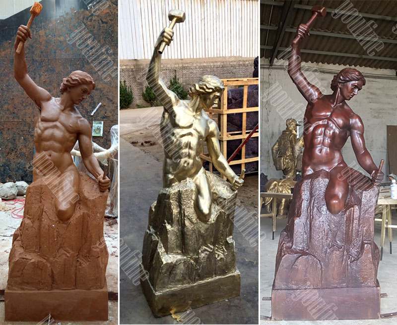 Custom Bronze Self Made Man Statue Replica for Sale BOKK-592 - Bronze Classical Sculpture - 2