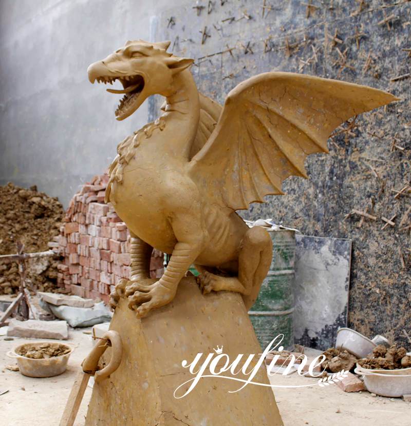Life Size Bronze dragon Fountain Garden Decoration for Sale BOKK-966 - Bronze Animal Fountain - 2