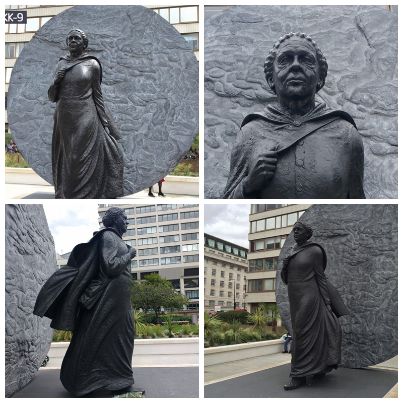 Mary Seacole Bronze Nurse Statue Square Memorial for Sale BOKK-09 - Bronze Classical Sculpture - 7