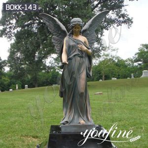 Life Size Bronze Angel Sculpture for Garden Decoration BOKK-143