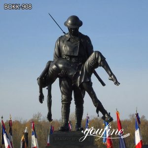 Rainbow Division Sculpture Bronze Soldier Statue for Sale BOKK-908