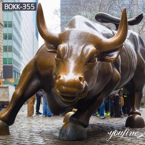 Large Bronze Bull Statues Outdoor Decoration for Sale BOKK-355
