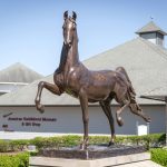 lifesize Kentucky Horse Park American Saddlebreds Statue