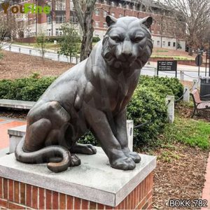 Life Size Bronze Tiger Statue School Decor for Sale BOKK-782