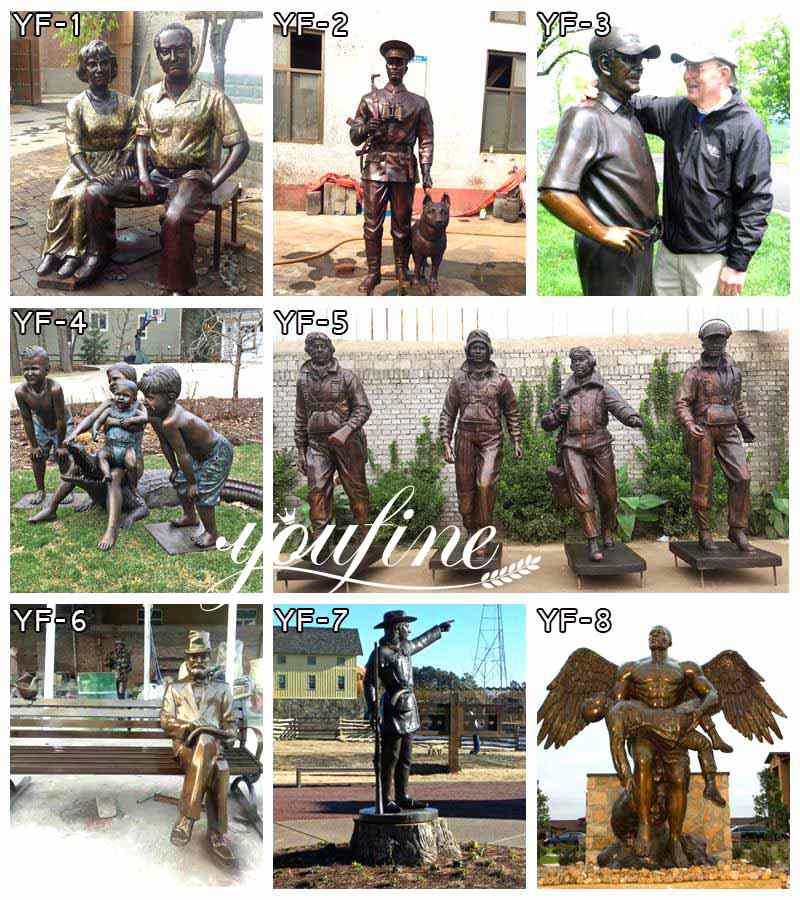 Life Size Bronze Musician Sculptures Group for Sale BOKK-180 - Bronze Classical Sculpture - 3