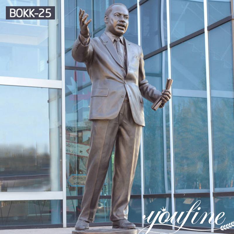 Life Size Famous Bronze Martin Luther King Statue Suppliers BOKK-25 - Bronze Classical Sculpture - 1