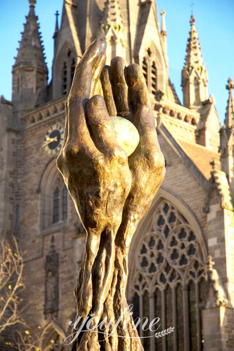 Large Bronze Hand of God Statue Lorenzo Quinn Sculptures for Sale BOKK-974 - Abstract Bronze Sculpture - 17