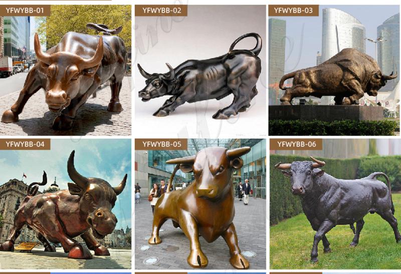 Large Bronze Bull Statues Outdoor Decoration for Sale BOKK-355 - Bronze Animal Sculpture - 4