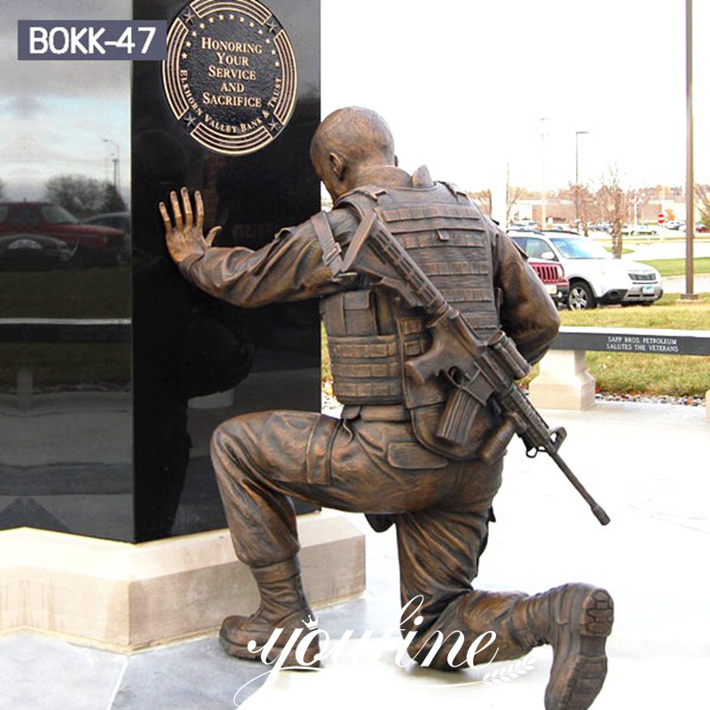 bronze soldier sculpture-YouFine Sculpture