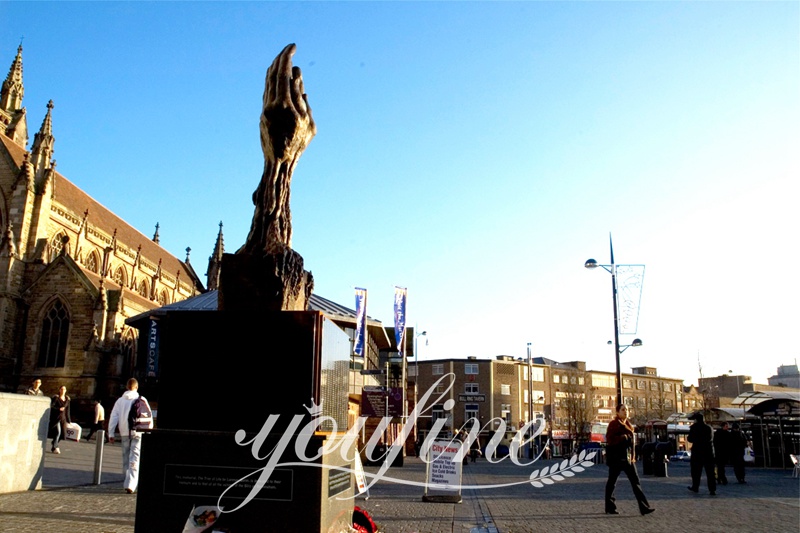 Large Bronze Hand of God Statue Lorenzo Quinn Sculptures for Sale BOKK-974 - Abstract Bronze Sculpture - 9