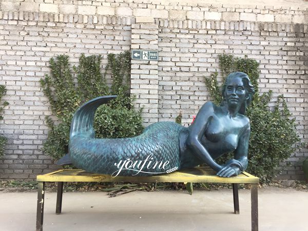 Life-Size Bronze Mermaid Statue for Garden Decor on Discount BOKK-706 - Bronze Classical Sculpture - 7