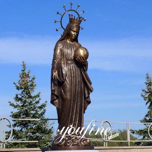 Casting Bronze Mary Statue Church Decoration for Sale BOKK-634