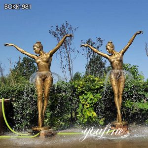 Large Garden Bronze Ballet Girl Fountain for Sale BOKK-981