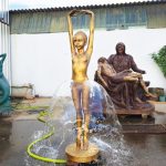 Life Size Ballet Dancer Water Fountain