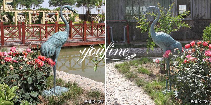 Bronze Swan Sculptures Group Pool Decoration for Sale BOKK-598 - Bronze Animal Sculpture - 4