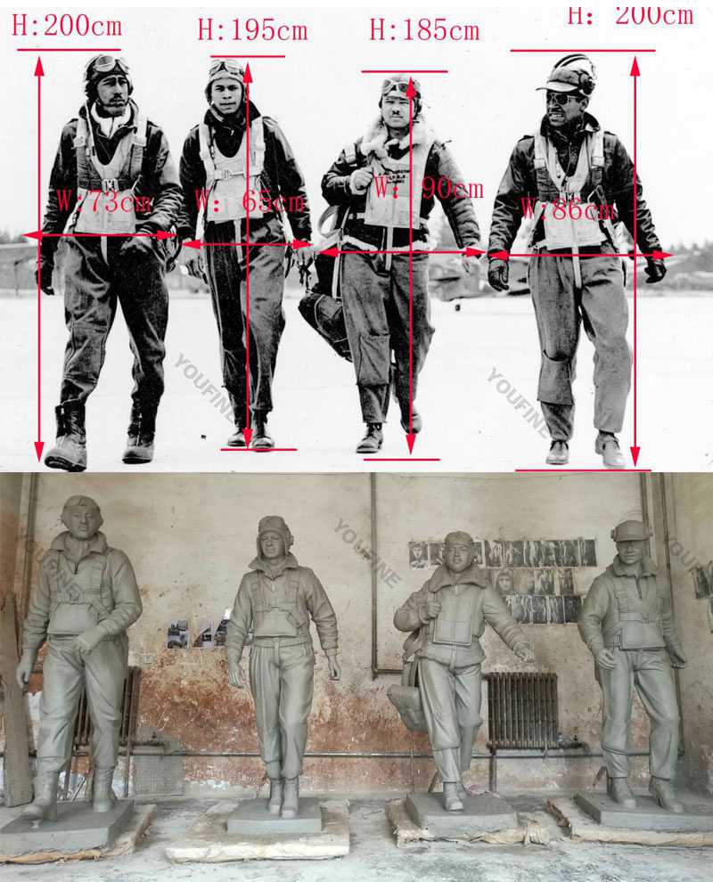 Outdoor Life Size Memorial Soldier Sculpture Supplier BOKK-45 - Bronze Military Statues - 2
