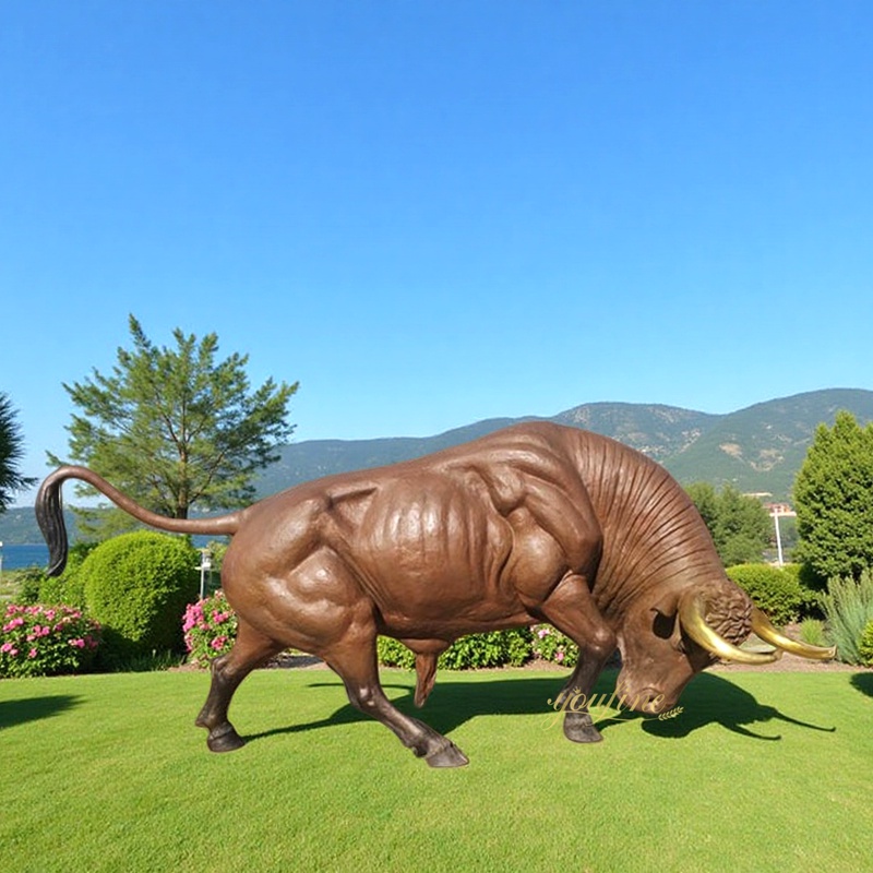 big bull statue for home
