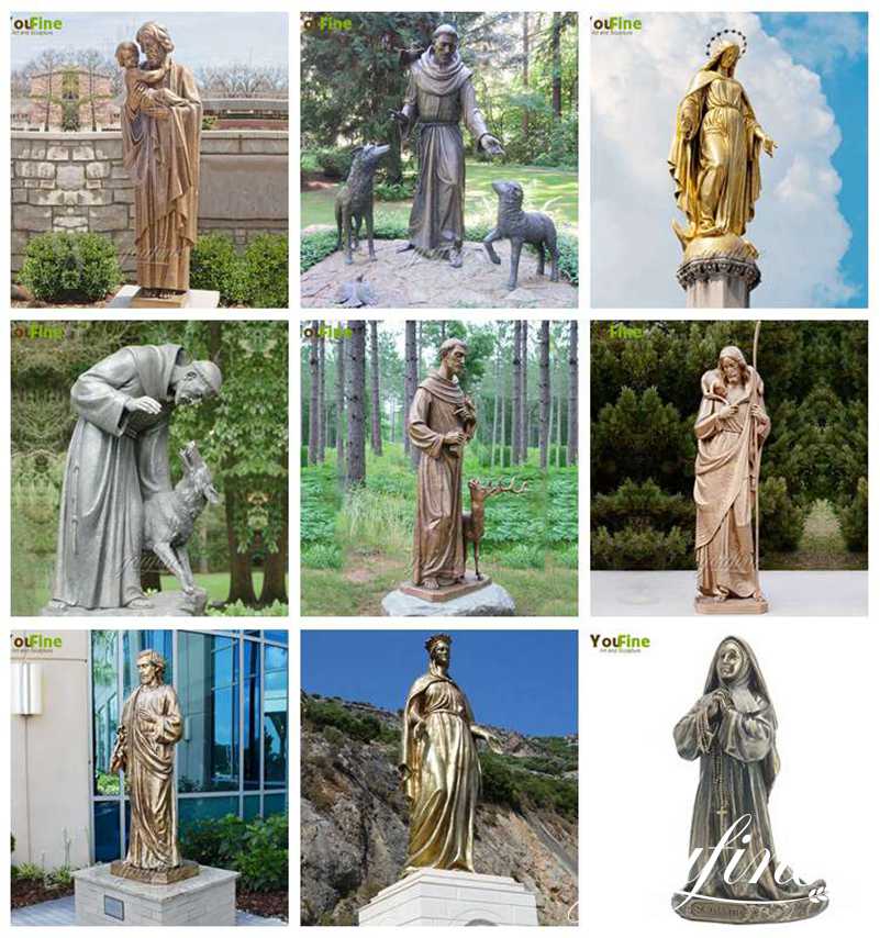 bronze religious statue for sale