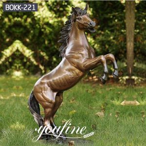 Life Size Bronze Jumping Horse Statue for Sale BOKK-221