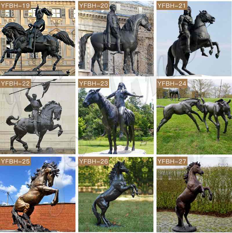 Large Size Bronze Walking Horse Statues for Sale BOKK-224 - Bronze Animal Sculpture - 3