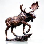 Moose Lawn Statue