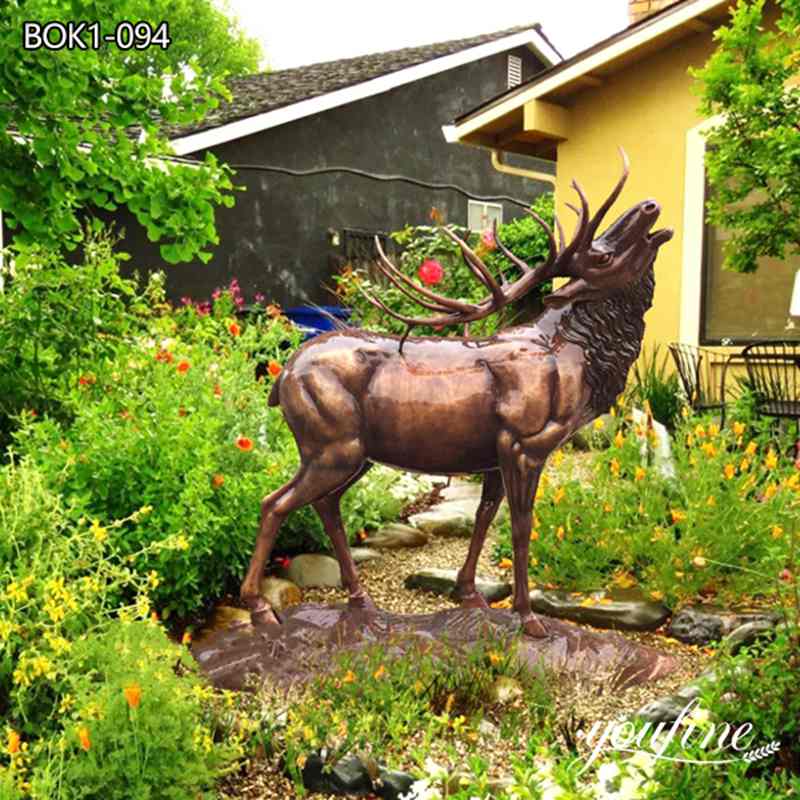 custom bronze deer statue-YouFine Sculpture