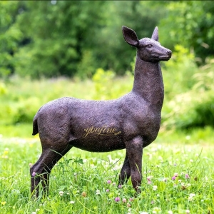 Life Size Bronze Doe Sculpture BOKK-997