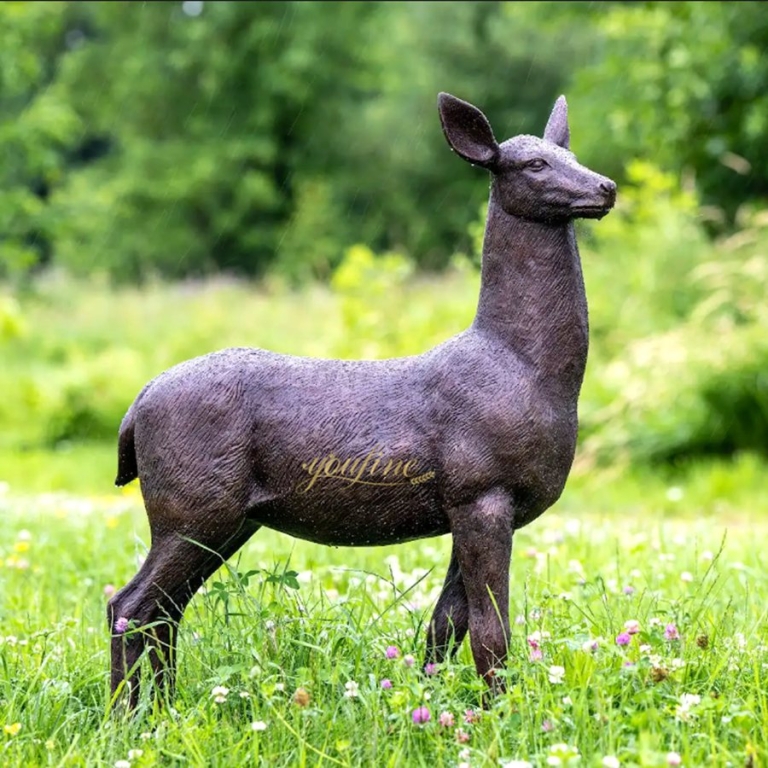 lifesize Doe sculpture