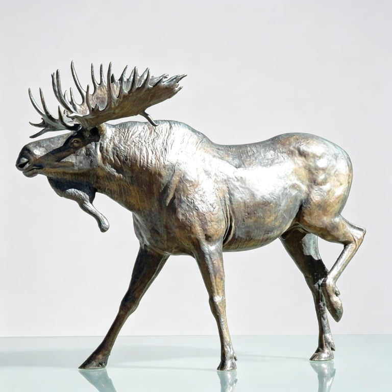 Large Moose Statue