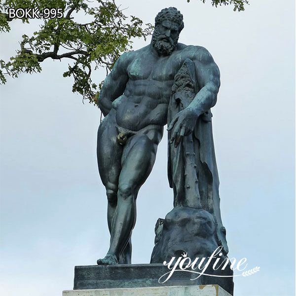 Life Size Bronze Hercules Statue Custom Design for Sale BOKK-995 - Bronze Classical Sculpture - 1