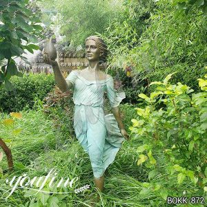 Life Size Bronze Woman Statue Garden Decoration for Sale BOKK-872
