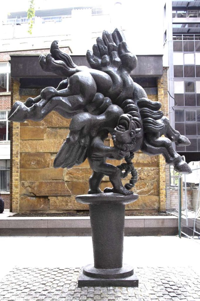 bronze-taming-pegasus-art
