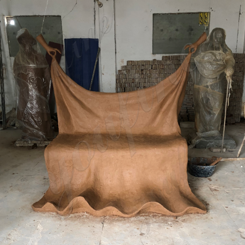 Abstract Art Bronze Bench Sculpture for Sale BOK1-002 (1)