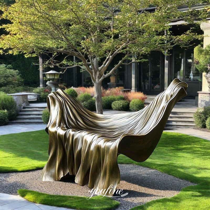 Abstract Bench Sculpture for garden