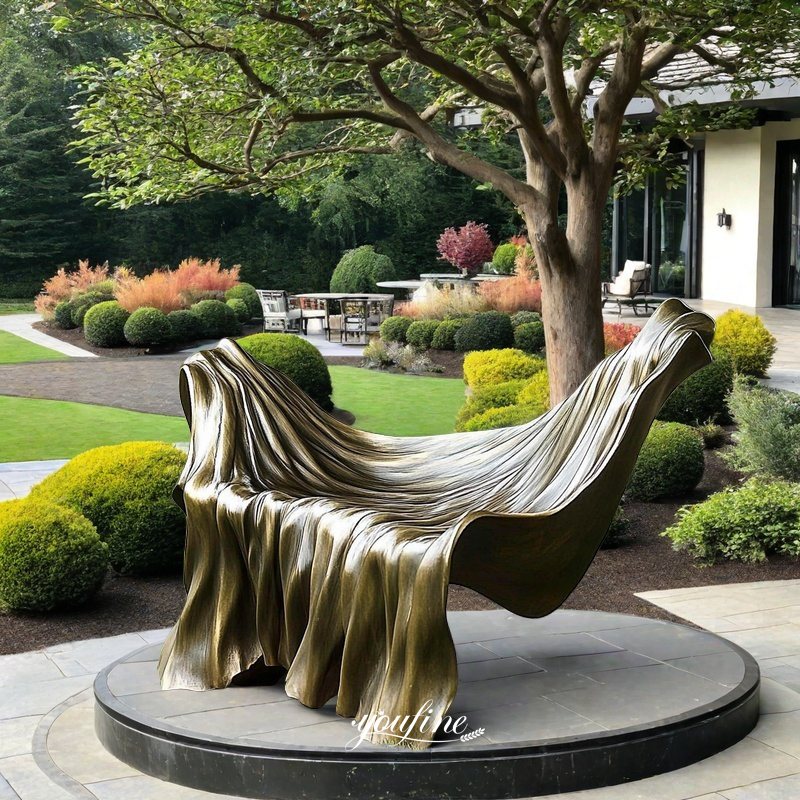 Abstract Art Bronze Bench Sculpture for Sale BOK1-002 - Abstract Bronze Sculpture - 3