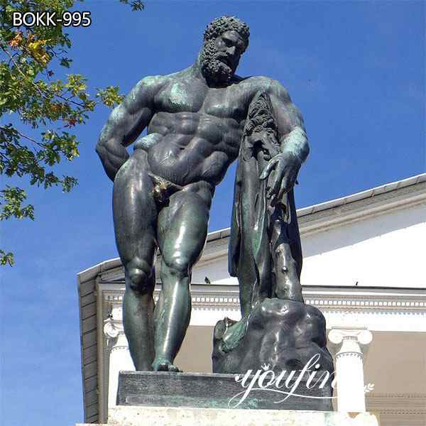 Bronze Farnese Hercules Statue Garden Decor for Sale