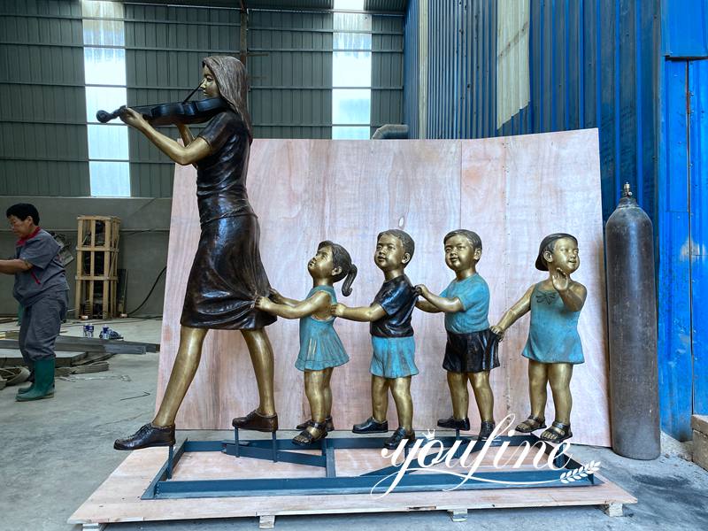 Custom Bronze Teacher and Children Sculptures Feedback from Ireland Customer - Customer Feedback - 1