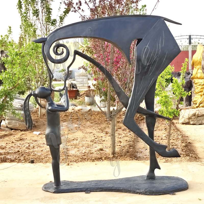 Emmanuel Kieffer bronze horse Sculpture
