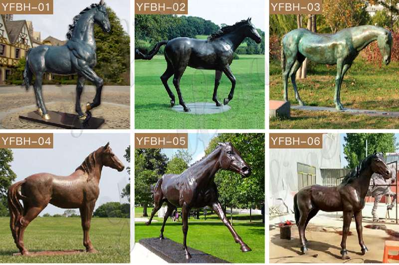 Outdoor Decoration Bronze Mare and Foal Statue for Sale BOKK-867 - Bronze Animal Sculpture - 3