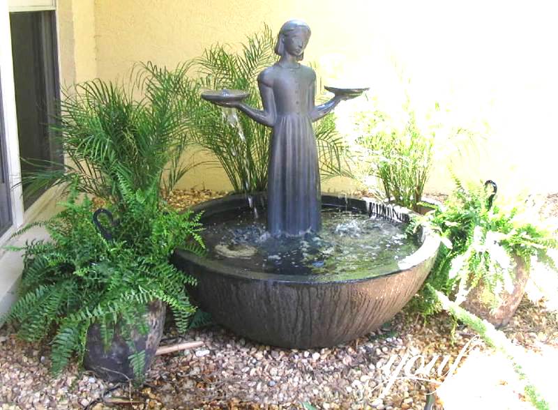 bird lady statue-YouFine Sculpture
