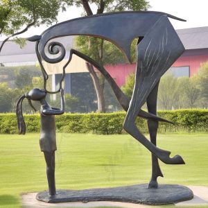 Bronze Decorative Horse Statues Emmanuel Kieffer Kiss Sculpture Art Wholesale BOK1-303