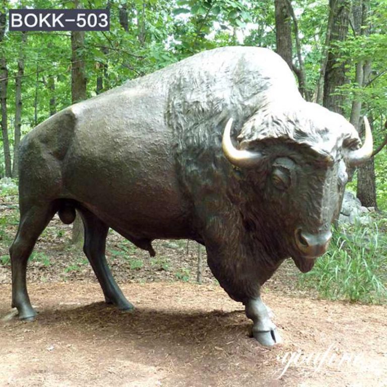 Life-Size Bison Statue for Sale BOKK-503