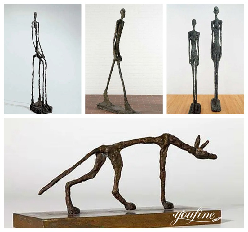 Bronze Giacometti Sculpture Home Garden Decor Factory Supply BOKK-882 - Abstract Bronze Sculpture - 4